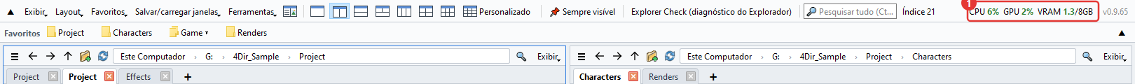 Ver o uso de CPU e GPU